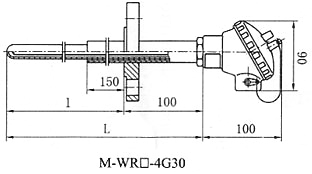 耐高温热电偶　M-WR□-4G30